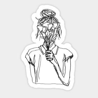 Flower Girl Sticker